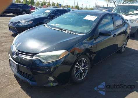 2016 Toyota Corolla Le Plus from USA, damaged, VIN 5YFBURHE4GP559181